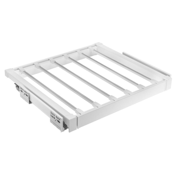 Вешалка для брюк ELITE 800мм c доводчиком, белая