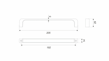 Ручка RS287BSN.4/192 