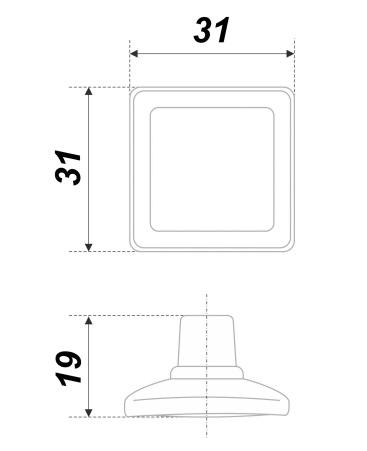 Ручка RC113BAZ.4/W 