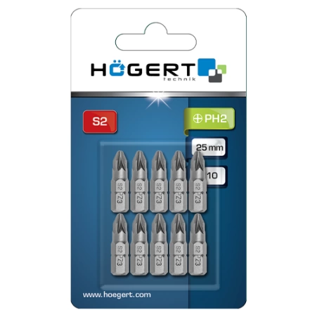 Бита РН2 25мм, упаковка-10 шт.