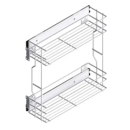 Карго REJS MINI 200mm., с доводчиком, белая, WE03.1703.01.003 