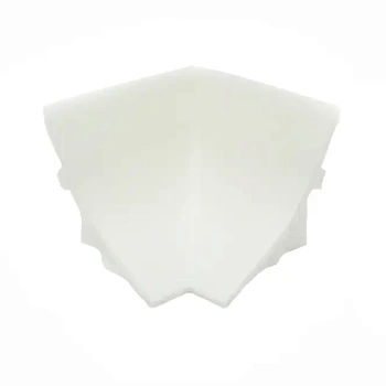 Уголок к плинтусу LB23 внутренний белый