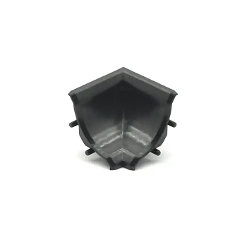 Уголок к плинтусу LB15 внутренний чёрный 619