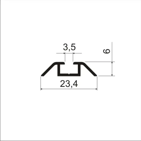 MODUS S340 Проф напр один низ 5,8 м серебро А00